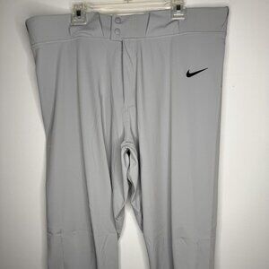 Nike Team Vapor Prime Vented Baseball Game Pant Men's 3XL Gray BQ3239 NWT